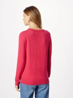 Vila Fijngebreide Truien Trui Ril Dames Donkerroze -Vila d3eed84efd673caedcbbba00fae10d5a