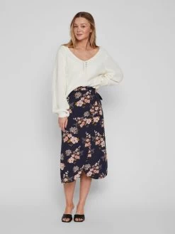 Vila Basic Truien Trui Baha Dames Natuurwit -Vila d46453d363b2f6f1b889c44fdbbf4bda