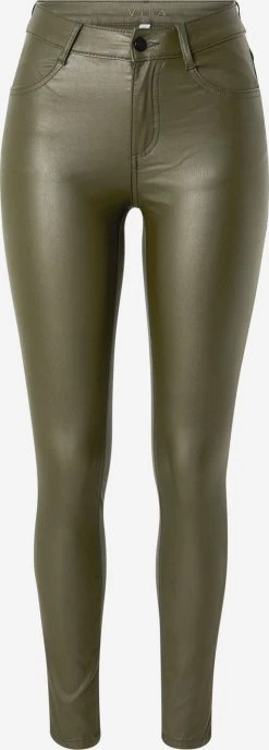 Vila Jeans Skinny Jeans Commit Dames Olijfgroen