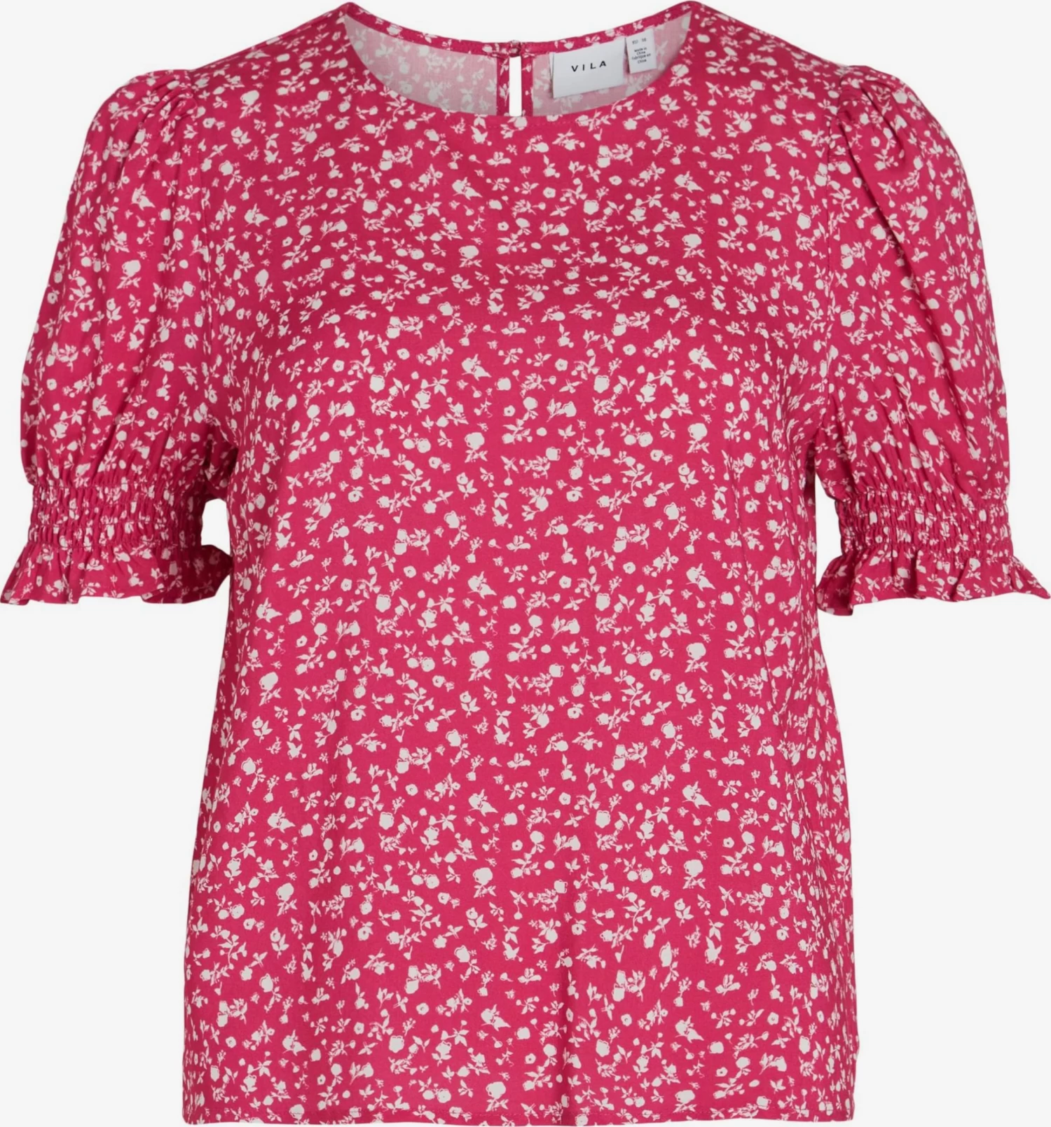 Vila Blouses Met Korte Mouw Blouse SUN Dames Pink 3 Vila Blouses Met Korte Mouw Blouse SUN Dames Pink