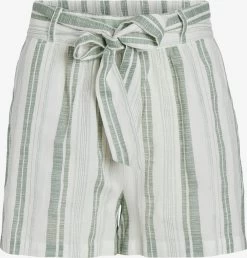 Vila Shorts Loosefit Broek Etni Dames Wit