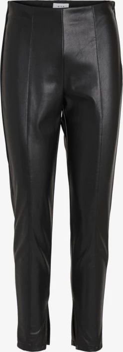 Vila Leren Broeken Skinny Broek Dagmar Dames Zwart