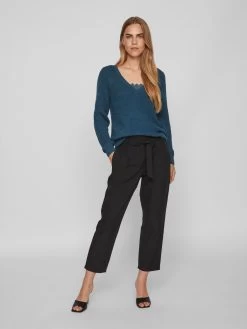 Vila Fijngebreide Truien Trui Debra Dames Blauw 13 Vila Fijngebreide Truien Trui Debra Dames Blauw -Vila d757a955c7b23dea3cf39c5e76db804b