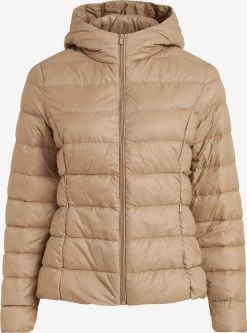 Vila Winterjassen Winterjas Manya Dames Beige