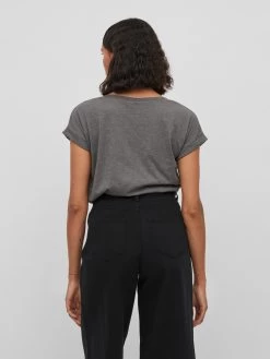Vila T-shirts Shirt Dreamers Dames Grijs Gemêleerd -Vila d75e25e8fc832295e05e0eead0f33ce9