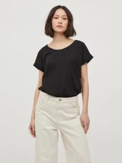 Vila T-shirts Shirt Dreamers Dames Zwart -Vila d861f5f3070b24aced812585eb00009c