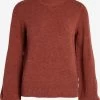 Vila Fijngebreide Truien Trui Dames Roestrood -Vila d8b04c4ce884b9cd8771ccafb3228128