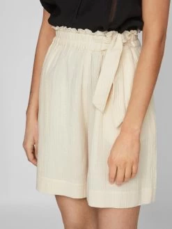 Vila Shorts Loosefit Broek Lania Dames Taupe -Vila d8b6f4851dd50815cc43c91385a3d832