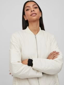 Vila Tussenmantels Tussenmantel Manon Dames Crème -Vila d8b7ba5916a8cbaac5c51ff92539b9de