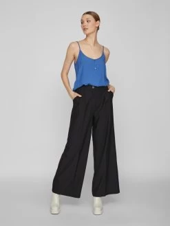 Vila Blouse Tops Blouse PAYA Dames Hemelsblauw -Vila d983a3c7f6f0501cf2dc3fa2ad189fa6