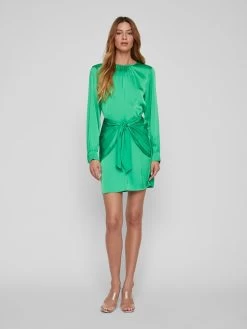 Vila Mini Jurken Jurk ANNES Dames Grasgroen 10 Vila Mini Jurken Jurk ANNES Dames Grasgroen -Vila d9a5b4aa760e90d89256bd02e787fa34