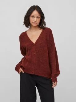 Vila Vesten Gebreid Vest Jamina Dames Roestrood 7 Vila Vesten Gebreid Vest Jamina Dames Roestrood -Vila da42e1374ac8f2af894415eb32eac2a7