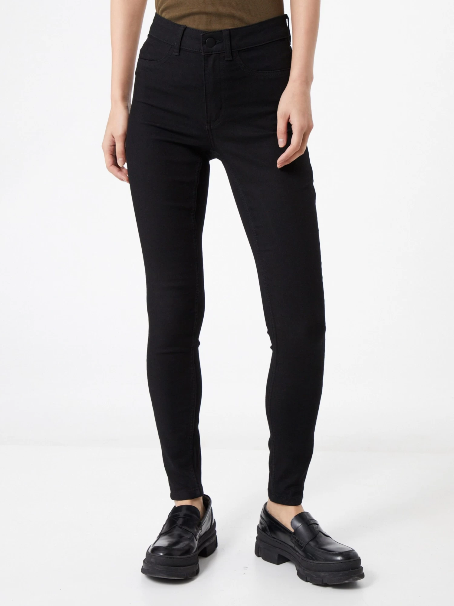 Vila Jeans Skinny Jeans Ana Dames Zwart 4 Vila Jeans Skinny Jeans Ana Dames Zwart - Afbeelding 2