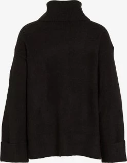 Vila Coltruien Trui Rolfie Dames Zwart -Vila deb9aab5a473b8274ce4e7a24378c22e