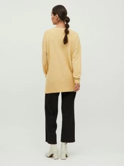Vila Vesten Gebreid Vest Dames Geel -Vila df854d59c1d76cb3d1346b6692277c99