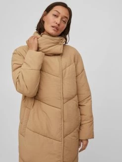 Vila Wintermantels Wintermantel Dames Sand -Vila dfaf635e64ecc071ac419f9c2d217791