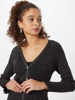 Vila Vesten Gebreid Vest Anta Dames Zwart -Vila e01e8cc82d81de5d51edd8be37bb15fe