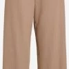 Vila Pantalons Loosefit Broek Dames Lichtbruin