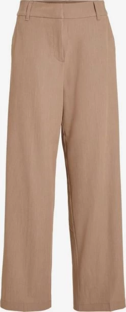 Vila Pantalons Loosefit Broek Dames Lichtbruin
