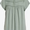 Vila Kanten Blouses Blouse Dames Groen -Vila e23b8194a941385cabb287c8bb03da5d