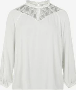 Kanten Blouses Blouse Dames Wit