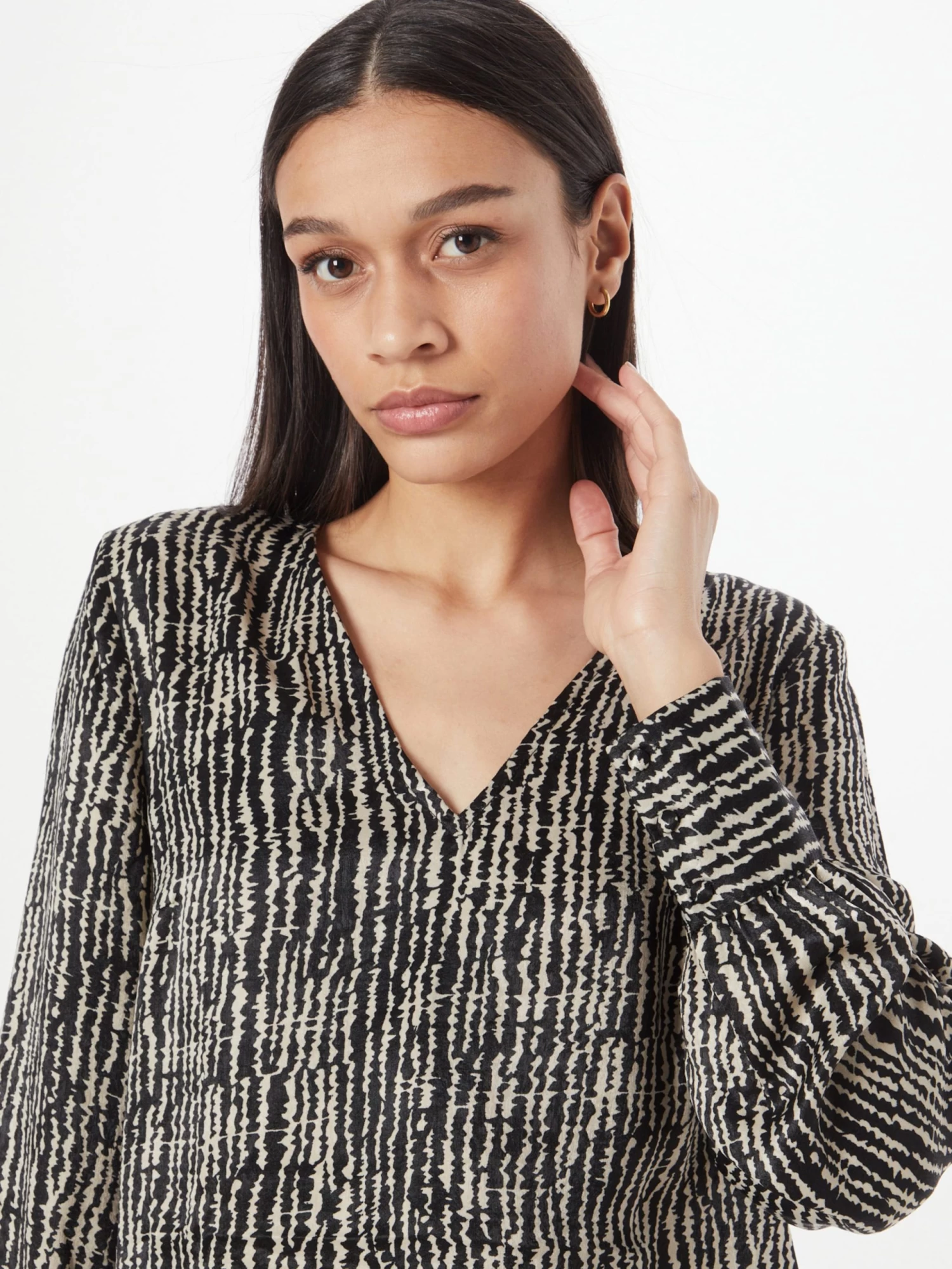 Vila Blouseshirts Blouse Sally Fia Dames Beige 4 Vila Blouseshirts Blouse Sally Fia Dames Beige - Afbeelding 2