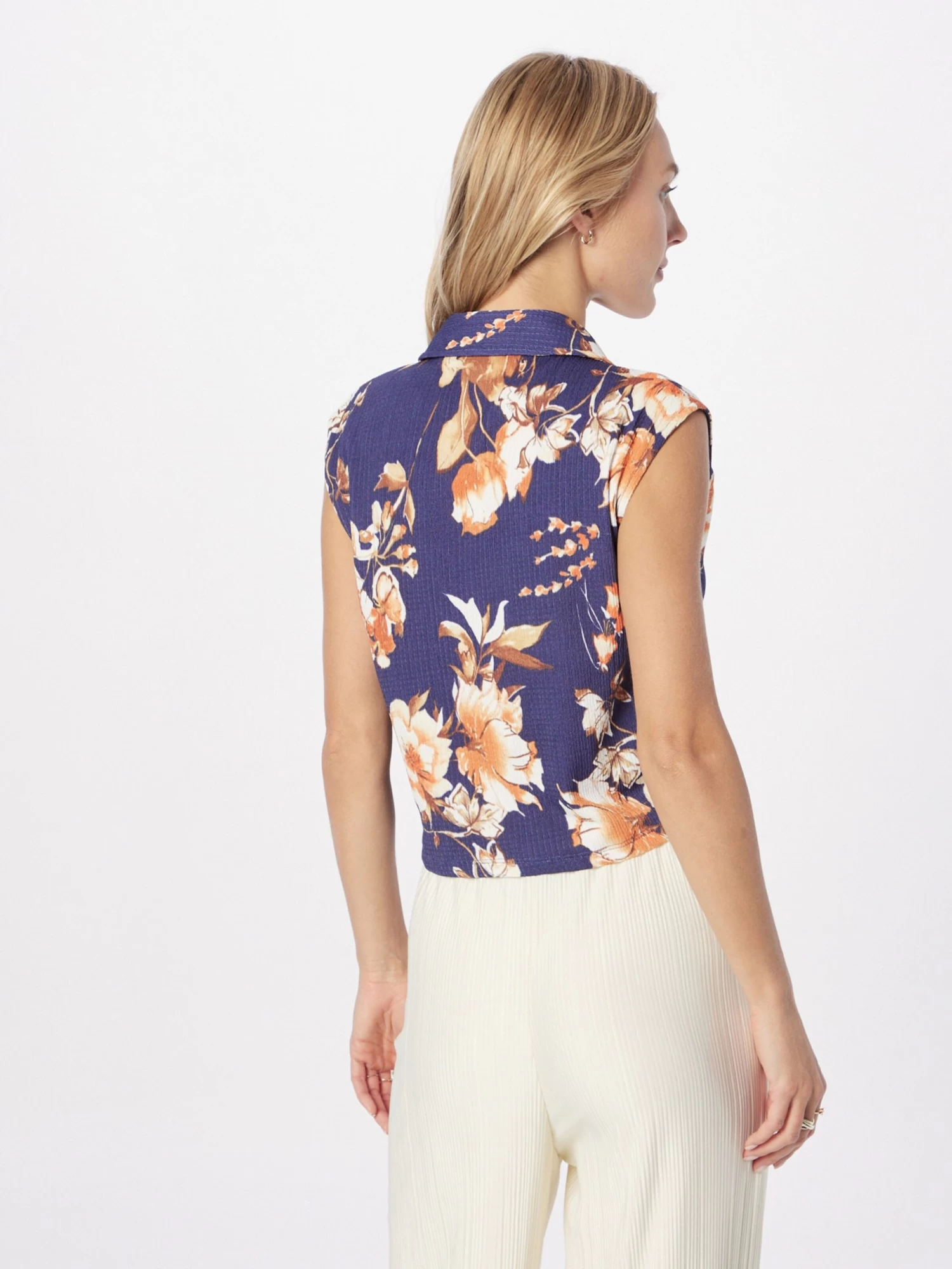 Vila Blouse Tops Blouse SOPA Dames Navy 5 Vila Blouse Tops Blouse SOPA Dames Navy - Afbeelding 3