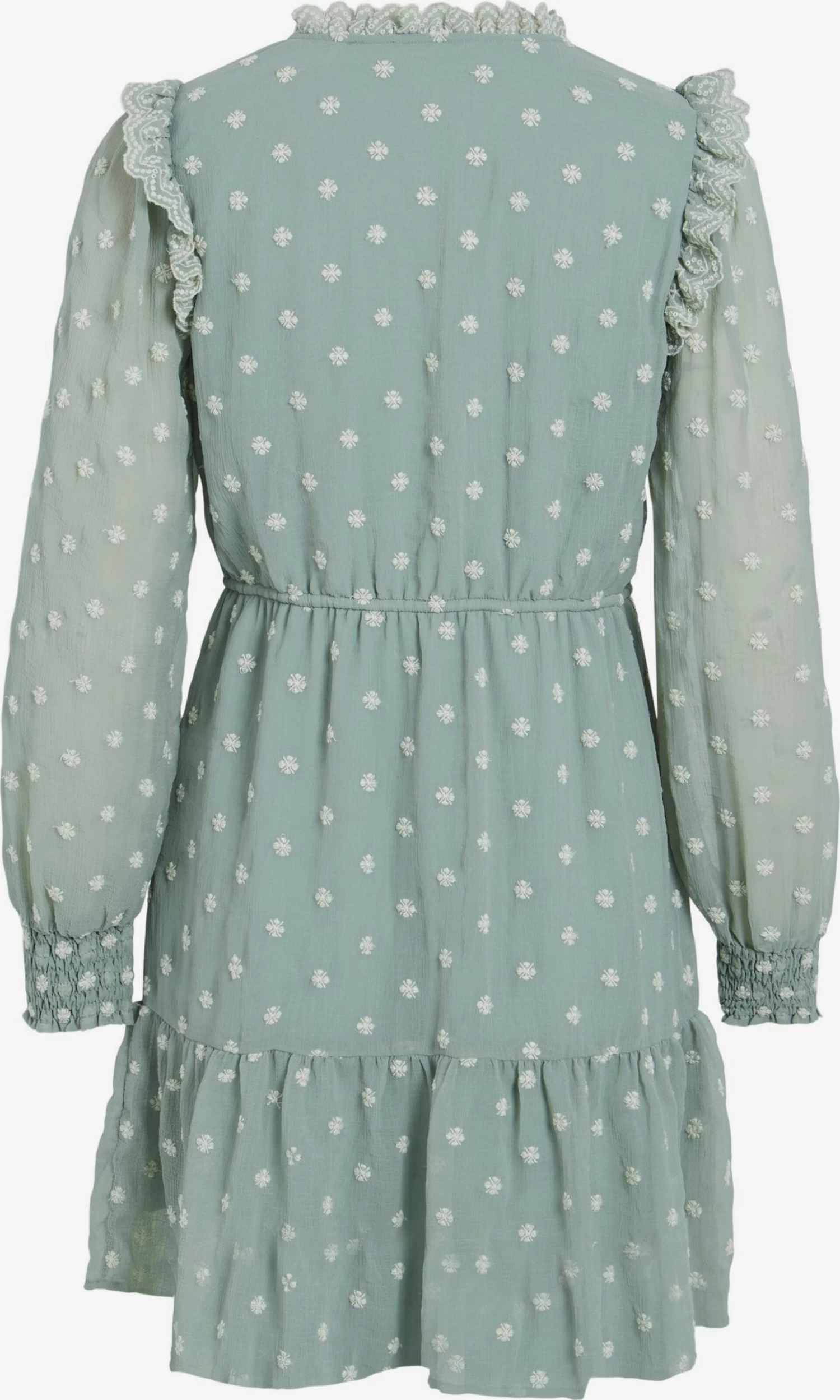 Vila Blousejurken Blousejurk Jaqueline Dames Smaragd 4 Vila Blousejurken Blousejurk Jaqueline Dames Smaragd - Afbeelding 2