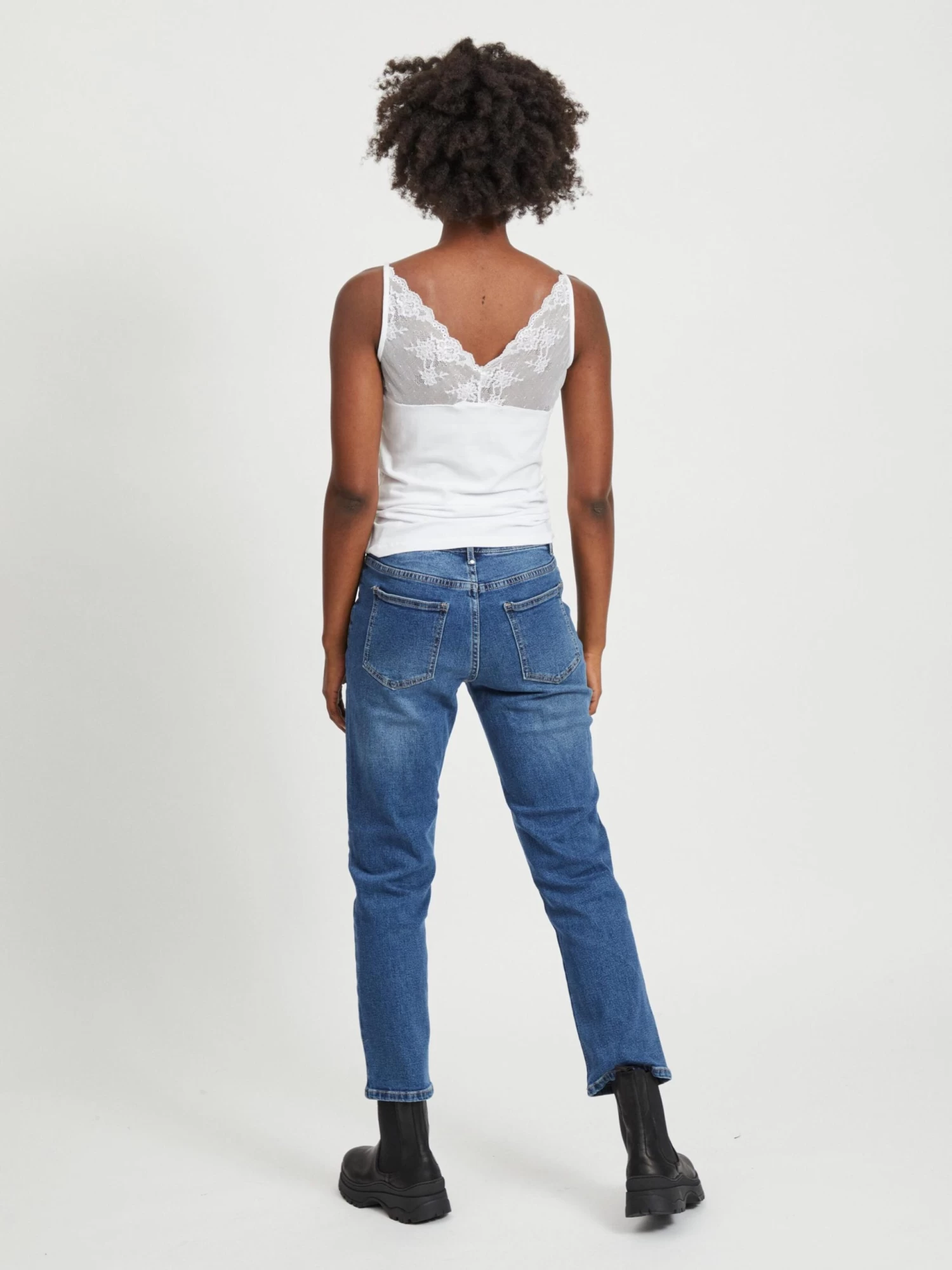 Vila Kanten Tops Top Dames Offwhite 6 Vila Kanten Tops Top Dames Offwhite - Afbeelding 4