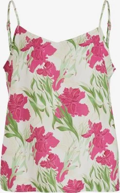 Vila Spaghetti Tops Top GREA Dames Beige