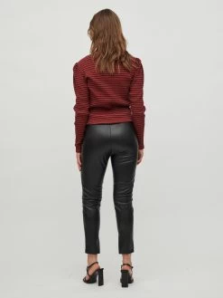 Vila Leren Broeken Skinny Broek Dagmar Dames Zwart -Vila e67e536be5971c9bf61b8d9a57a5e51f