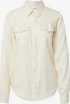 Vila Spijkerblouses Blouse Bista Dames Beige