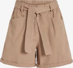 Vila Shorts Regular Broek LINDAS Dames Bruin