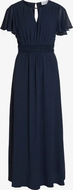 Vila Maxi Jurken Jurk Milina Dames Navy