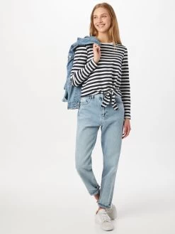 Vila Longsleeves Shirt Tinny Dames Navy -Vila e99ff2ed172c14c922bdd13e3ad3ee12