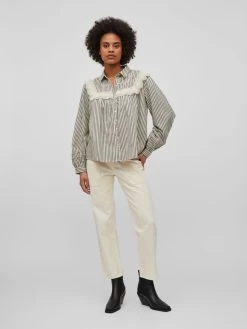 Vila Overhemden Blouse Dames Beige 12 Vila Overhemden Blouse Dames Beige -Vila e9a70c85029b474bf7ba66d29da7fa67