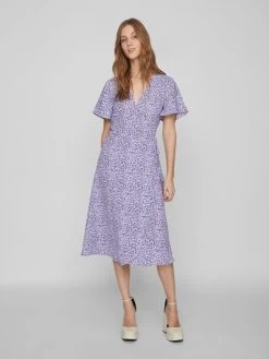 Vila Midi Jurken Jurk Dames Lila / Lichtlila -Vila e9bb7e73b9da222623d181dc98413b7d