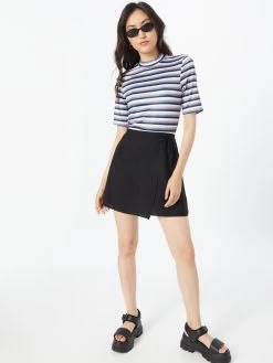 Vila T-shirts Shirt Carla Dames Blauw -Vila e9f89af2b0a320ffbafc39f7d223c7c6