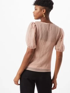 Vila Blouses Met Korte Mouw Blouse Dames Pastelroze -Vila e9fbb4c2e1a8b05b92ab52dc9e82a521