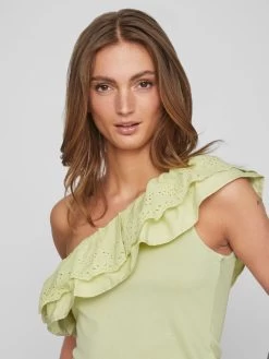 Vila Tops Top Dames Pastelgroen 9 Vila Tops Top Dames Pastelgroen -Vila ea660fb85532a9621d7d7abe56496662