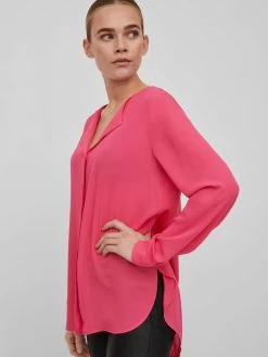 Vila Blouses & Tunieken Blouse Dames Pink -Vila eaa5be28c2dd11dd39ded9d0ea20dd12