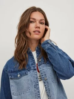 Vila Spijkerblouses Blouse Dames Blauw -Vila eae835d69f184e8145e262200ab7699e