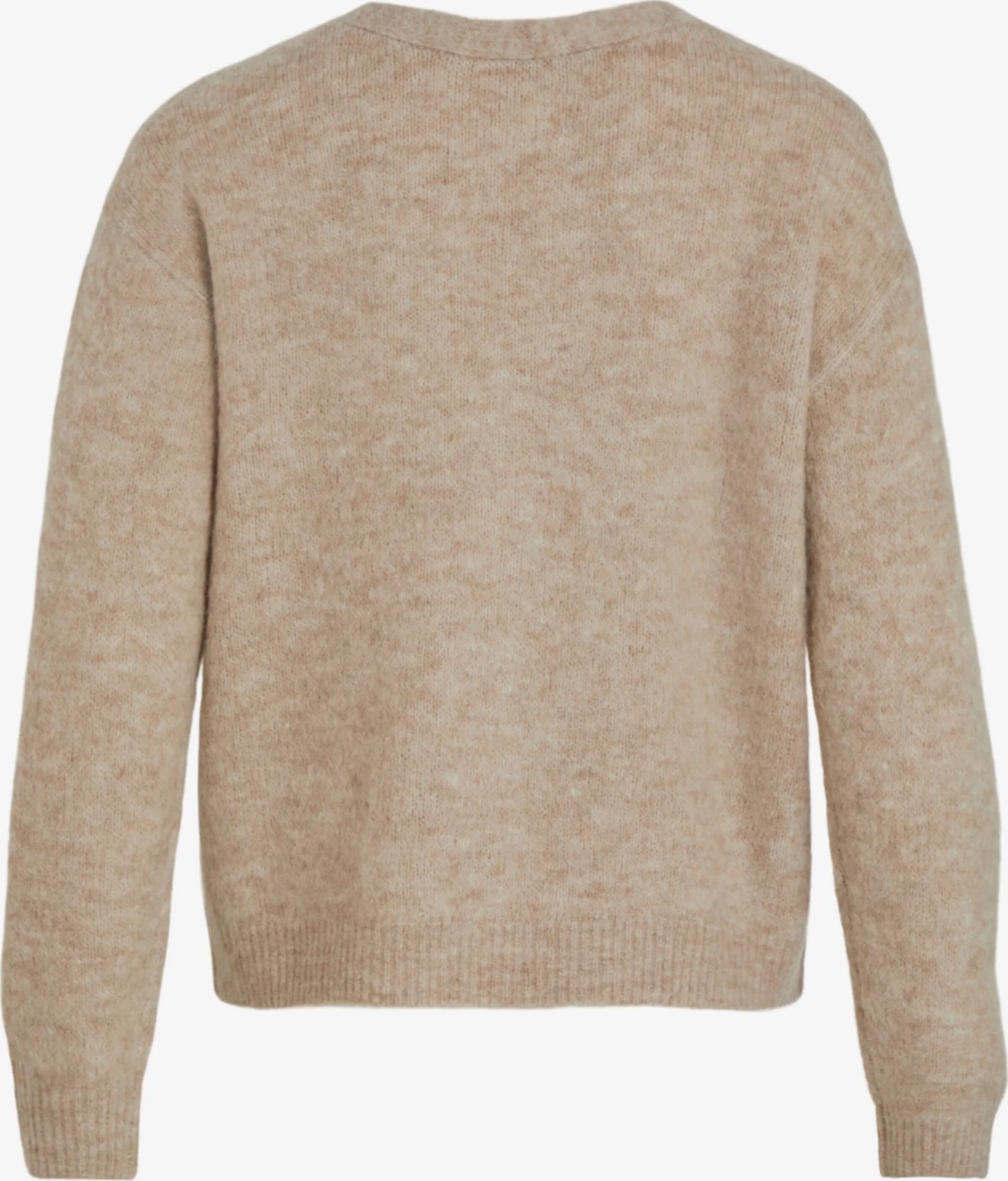 Vila Vesten Gebreid Vest JAMINA Dames Beige Gemêleerd 4 Vila Vesten Gebreid Vest JAMINA Dames Beige Gemêleerd - Afbeelding 2