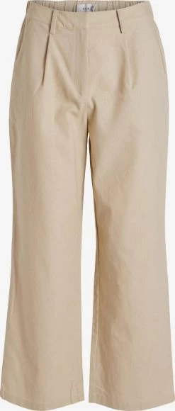 Vila Bandplooibroeken Loosefit Bandplooibroek PRINA Dames Beige