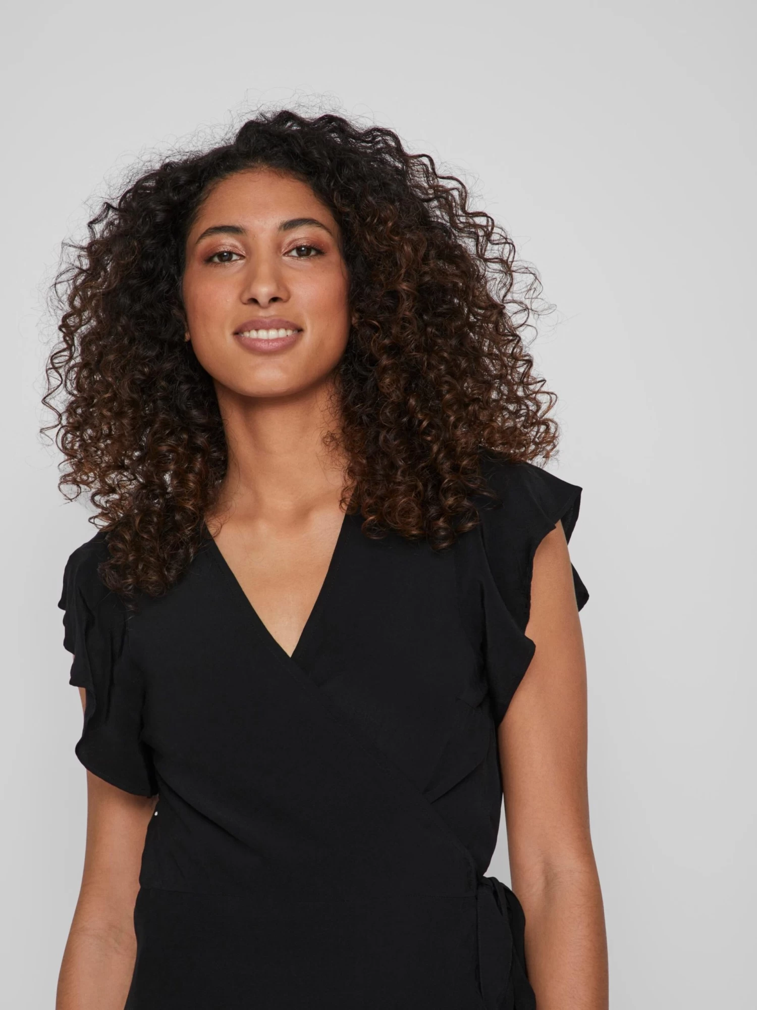 Vila Zomerjurken Zomerjurk Fini Dames Zwart 8 Vila Zomerjurken Zomerjurk Fini Dames Zwart - Afbeelding 6