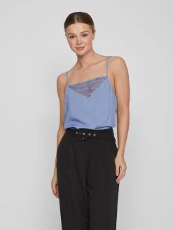 Vila Blouse Tops Blouse NULA Dames Duifblauw -Vila ec8f594629876081f632de4674ec1894