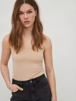 Vila Spaghetti Tops Top Dames Donkerbeige 11 Vila Spaghetti Tops Top Dames Donkerbeige -Vila ed65949bf84954ff82655bb56c75f8b4