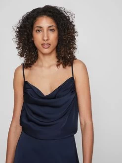 Vila Spaghetti Tops Top Dames Blauw / Donkerblauw 14 Vila Spaghetti Tops Top Dames Blauw / Donkerblauw -Vila edc4f991438ab6f2b226d4d37431b319