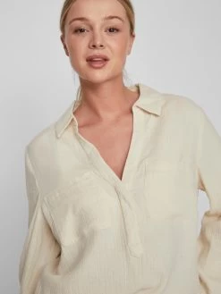 Vila Blouseshirts Blouse Lania Dames Crème 13 Vila Blouseshirts Blouse Lania Dames Crème -Vila ee7fc73fddda5e29f81b7c2b86210984
