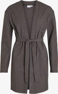 Vila Vesten Gebreid Vest Dames Grijs